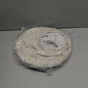 Bell Lamp Shades Set of 2, 6"Top x 13"Bottom x 10"High, Beige Shade Replacement for Table Lamps, Floor Lamps, Fabric Natural Linen Hand Crafted(Spider Fitter), Harp Holders Included, Assembly Required