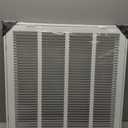 Fits 20x20 Duct Opening | Steel Return Air Filter Grille by Handua [Fixed Hinged] for 1-inch Filters | Vent Cover Grill for Sidewall and Ceiling | White | Outer Dimensions: 22 5/8"W X 22 5/8"H