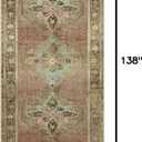 Loloi Magnolia Home by Joanna Gaines Sinclair Collection SIN-06 Clay/ 2'-3" x 11'-6", .25" Pile Height, Machine Washable, Runner Rug