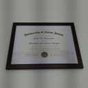 Americanflat 11x14 Diploma Frame with Shatter-Resistant Glass - Use as 8.5x11 Frame with Mat or Display 11x14 Documents Without Mat - Legacy Collection - Certificate Frames for Wall - Mahogany