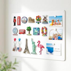 Large Magnetic Board for Wall: A Gallery for Family Travel Memories