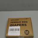 XPCARE Reusable Dog Diapers - 4 Packs Absorbent, Leak-Proof for Female Dogs (Medium)