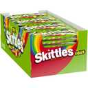SKITTLES Sours Individually Wrapped Full Size Chewy Sour Candy Packs, 24 Ct Bulk Box for Parties, Movie Nights & Sharing (EXP 05/31/26)