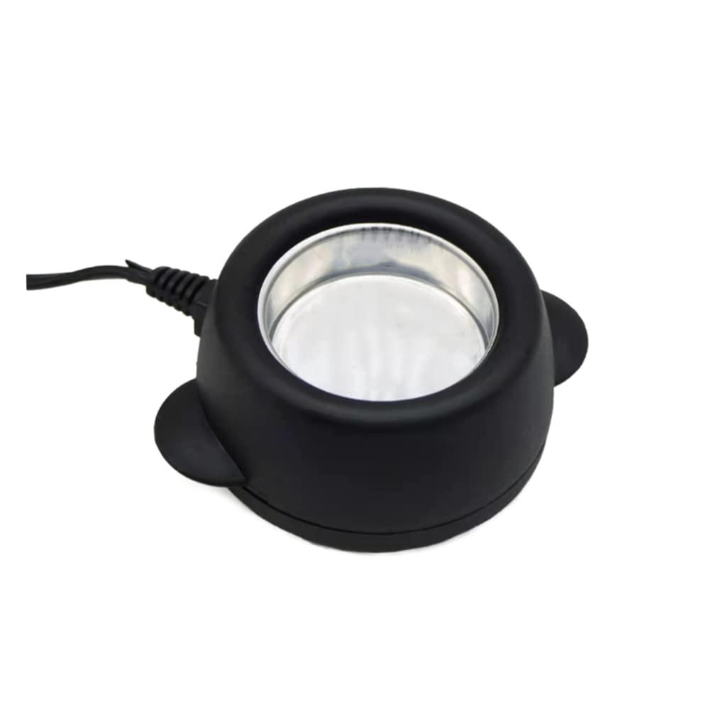 NEX&CO Hot Glue Skillet for Crafting, 2.5" Mini Hot Glue Pot for Small Crafts Only, 30W Electric Portable Melting Pot for Sticks Pellets Beads, 380 F Constant Temperature Pan for Floral, Wreath Making