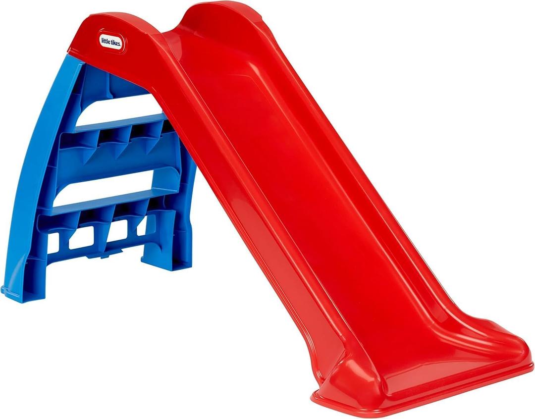 Little Tikes First Slide for Kids, Easy Set Up for Indoor Outdoor, Easy to Store, for Toddlers Ages 18 Months - 6 years 