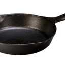 Lodge Seasoned Cast Iron Skillet - PFAS-Free, Non-Toxic Cookware - Use with an Oven, Stove, Grill, or Campfire - Naturally Non-Stick & Oven Safe - 6.5 Inches