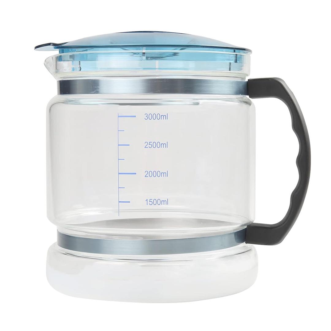 1 Gallon/ 4l Water Glass Carafe for Distiller,Replacement Distilled Water Jug Compatible with Counter Top Water Distiller Filter (EXP 02/11/26)