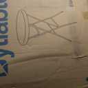 Cocktail Table 28in High Top Round Folding Indoor Outdoor, Plastic Bar Height Foldable Bistro Tall Table for Party, Patio, Dining Room, Kitchen, Events, Removable Locking Legs, Black (2843 in)