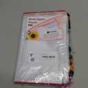 EOOUT 36pcs Pencil Pouch, Mesh Zipper Pouch Zipper Bags, 6x9 Inches Large Storage Bags for Organizing, 12 Colors Puzzle Bag Zipper File Bags for Office Supplies