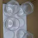 Le'raze Set of 6 Can Shaped Margarita Drinking Glasses Goblet - 16oz Clear Cups for Cocktails, Iced Coffee, Tea, Soda, Whiskey and Beer