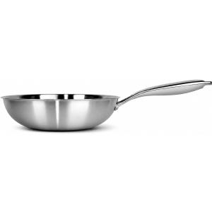 siraat Titanium Hammered Wok Pan Pro, PFAS Free Frying Pan 11"