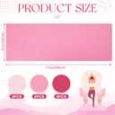 Funtery 3 mm Thin Yoga Mats Bulk, 68 x 24 Inches Lightweight PVC Exercise Mats Non Slip Workout Fitness Pads for Yoga Pilates Stretching Classes Gym Home Studio(Pink Series Color,16 Pack)