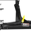 Big RED 2.5 Ton (5,000 lb) Low Profile Hydraulic Trolley Jack, Black, AT825051BR
