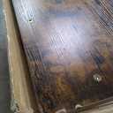 Tatub Dining Table Set for 4, 3-Piece Kitchen Table with 2 Benches, Space-Saving Dining Room Set for Breakfast Nook and Small Spaces, Brown