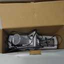 Kesfitt Christmas Tree Topper Sliver Lighted with 6 Projection Modes,Christmas Star Tree Topper Built-in LED Rotating Lights, 3D Glitter Dynamic Projection for Xmas Party Holiday Decorations (Silver)