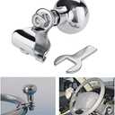 AISI 316 Stainless Steel Boat Steering Wheel Knob Marine Sport Maneuvering Konb Steering Spinner Knob Wheel Suicide Knob Swivel