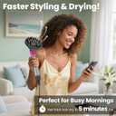 Upgraded Large Diffuser Attachment for Dyson Airwrap Styler HS01/HS05/HS08 - Converts to Hair Dryer, Fast Drying Wave & Curly & Thick, Heat Resistant Nylon Fiber Nozzle Attachments (Grey) (Black)