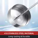Glass Straw Holder Drinking Straw Dispenser for Counter with 200 Straws & Stainless Steel Lid, Retro Straw Organizer Container for Cafes, Bars, Home