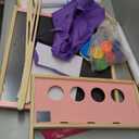 Wood Easel for Kids, All-in-ONE Adjustable Easel with Art Supplies, Magnetic Double Sided Whiteboard & Chalkboard, Ideal Christmas, Birthday Gift for Boys & Girls Age 3, 4, 5, 6, 7, 8+ Years Old