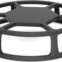 Heavy-Duty Cast Iron Heat Diffuser for Gas Stove, Flame Tamer Simmer Plate with Matte Non-Slip Surface for Even Heat & Temperature Control