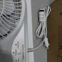 shinic Window Fan with Reversible Airflow Quiet, Twin 9" Blades, Full Remote Control, 3 Functions-3 Speeds, Bathroom Kitchen Window Exhaust Fan, Width Adjustable (From 23.8" to 37") ETL Certified, Window Fan With Foam Seal Strip
