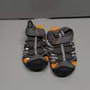 DREAM PAIRS Boys Girls Outdoor Summer Sport Athletic Sandals for Toddler/ Little/ Big Kid, Size 11 Little Kid, Dark/ Grey/ Orange, 170813-K