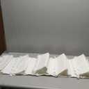 Dahey Over The Door Organizer Boho Nursery Storage Decor Closet Hanging Organizer with Tassels Decoration for Bedroom Nursery Bathroom Apartments Dorm Pantry, 5 Pockets, White