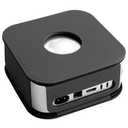 Musiin Premium Mac Cover Compatible with 2024 Mac mini M4/M4 Pro Protective Case, Quality Material Cover, Anti-Scratch and Dustproof, Stylish Case for Mac mini 2024(Black)