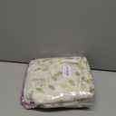 Sutuo Home Ivory Sheer Curtains 72 Inch Length 2 Panels Set, Gold Foil Print Metallic Bronzing Leaves, Privacy Voile Window Treatment Decor Drape Pair for Bedroom Nursery Room 52" W x 72" L