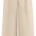 BTFBM Women Wide Leg Dress Pants 2025 High Waisted Button Pleated Business Casual Trousers Office Work Palazzo Pants, XL