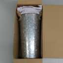 2 Pcs Wedding Sparklers Galvanized Metal Buckets 9.8 Inch Let Love Sparkle Sparklers Wedding Send Off Buckets for Anniversary Engagement Bridal Shower, Excluded Sparkler(Classic Style)