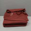 Bedsure Cotton Duvet Cover King - 100% Cotton Waffle Weave Maroon Red Duvet Cover King Size, GentleSoft and Breathable Bedding Set for All Season, 3 Pieces, 104"x90"