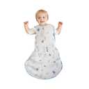 Toddler Sleeping Sack Muslin Cotton 1-2T Lightweight 0.5 Tog Summer Baby Wearable Blanket Thin Infant Sleeping Bag Breathable Soft 12-24M Sleeveless Sleeper Sack (Night Blooming)