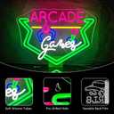 NEONLOVE Game Neon Sign Arcade Neon Signs For Wall Decor Gifts For Teen Boys Game Boy Claw Machine Led Lights For Gaming Room Bedroom Arcade Party Bar Pub Decoration Gamer Gifts