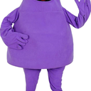 Purple Grimace Halloween Costume Suit Grimace Mascot Costume Adult