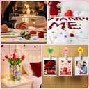 300 Pcs Valentine's Day Heart Vase Fillers 5 Colors Valentines Day Decorations Valentines Decor Conversation Hearts Vase Filler Set Foam Sponge Decor for Valentine Wedding Home Table(Colorful)