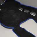 VekAuto Dash Cover Compatible for Toyota Yaris 2004-2011, Non-Slip Polyester Black Blue Center Console Dashboard Cover Pad Carpet