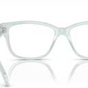 Swarovski Women's Sk2007 Square Prescription Eyewear Frames (Opal Light Blue/Demo Lens)