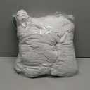 6 Pack Cocktail Spandex Tablecloth 32"x43" White Stretch Square Corners Cocktail Table Cover Fitted High Top Round Table for Bar Wedding Birthday Party Banquet