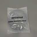 3 x Heeqinn Rubber Exfoliating Glove, Dead Skin Remover for Body After Bathing (Basic 1pc)