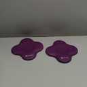 Gaiam Yoga Knee Pads (Set of 2) - Yoga Props and Accessories for Women/Men Cushions Knees and Elbows for Fitness, Travel, Meditation, Kneeling, Balance, Floor, Pilates (Purple)