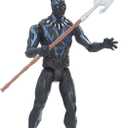 Marvel Black Panther 6-inch Vibranium Suit Black Panther, 6-inch-scale