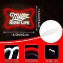 Beer Neon Sign for Wall Decor Beer Neon Light for Man Cave Bar LED Light Up Sign for Home Bar Pub Club Party Restaurant Bedroom Birthday Gifts Art 16.5 * 11.2In(TWD270)