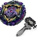 Gyro Battling Tops Burst SuperKing, Gyro Launcher and Grip Battle Game Set Right Spin DB Layer System Gyro Toys Set Gifts for Kids Children Boys, B-175