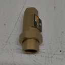 HYDRO MASTER Brass Dual Check Valve, 1/2" FNPT, Solid Brass, Max 150PSI-180F