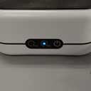 BYASKZIV Ultrasonic Jewelry Cleaner, 48KHz Ultrasonic Cleaner Machine for Jewelry, Eyeglasses, Rings, Watch Strap, Dentures-Dual Cleaning Modes, 304 Stainless Steel Tank (White)