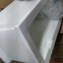 Mayne Fairfield 4ft Window Box - White - Durable Self Watering Resin Planter with Wall Mount Brackets, Plastic (5823-W)