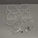 University Neon Sign For Wall Decor, Dimmable University Neon Sign for Bedroom Man Cave Birthday Gifts for Fans Decoration, Led Light Up Sign for Parties, Bars, Dorms, Office Wall Art and Game Room Decor12.9*12.9inch