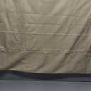 ECLIPSE Kendall Modern Blackout Thermal Rod Pocket Window Curtain for Bedroom or Living Room (1 Panel), 42 x 95, Cafe