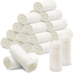 24 Pcs Fleece Blankets Bulk 60 x 50 in, Soft Lightweight Throw Blankets in Bulk for Wedding Bed Couch Outdoor Use Homeless, Large Cozy Wool Valentine's Blankets(White)